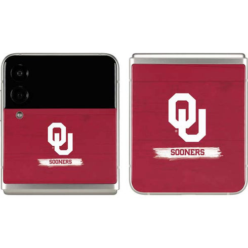 University of Oklahoma Sooners Galaxy Z Flip3 5G Skin